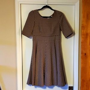 Boden Pewter Kate Wool Blend Dress